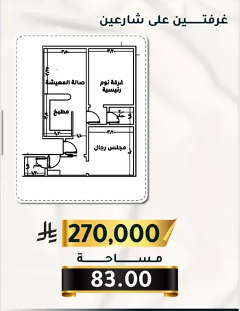 شقة للبيع في شارع الاسود, حي الثغر, مدينة جدة, منطقة مكة المكرمة صورة 2
