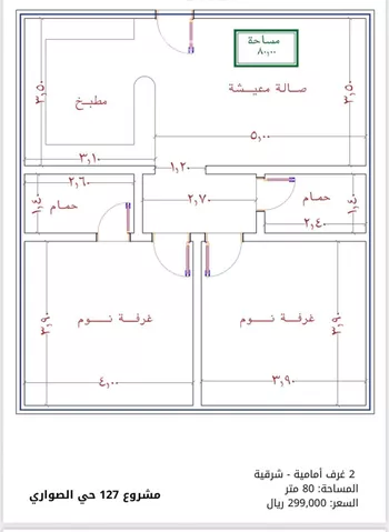 شقة للبيع في شارع الامير عبدالمجيد, حي الصواري, مدينة جدة, منطقة مكة المكرمة صورة 2