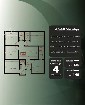 شقة للبيع في شارع عارف الشهابي, حي النزهة, مدينة جدة, منطقة مكة المكرمة صورة 3