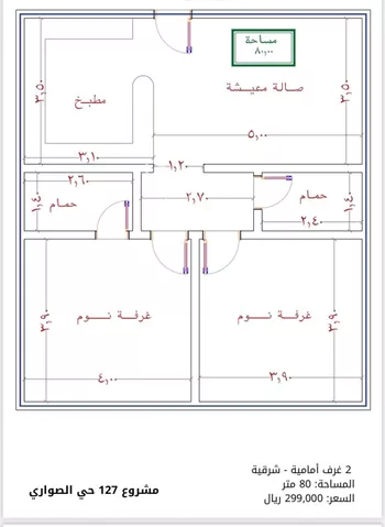 شقة للبيع في شارع الامير عبدالمجيد, حي الصواري, مدينة جدة, منطقة مكة المكرمة صورة 2