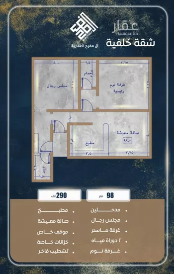 شقة للبيع في شارع الامير عبدالمجيد, حي الصواري, مدينة جدة, منطقة مكة المكرمة صورة 2