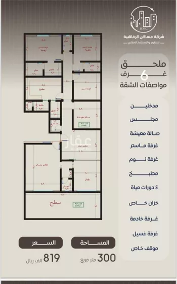 شقة للبيع في شارع ظعفرانه, حي النزهة, مدينة جدة, منطقة مكة المكرمة