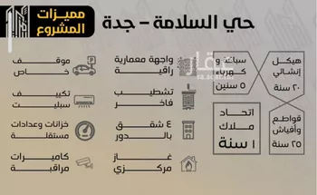 شقة للبيع في شارع سلمه بن هشام, حي السلامة, مدينة جدة, منطقة مكة المكرمة صورة 3