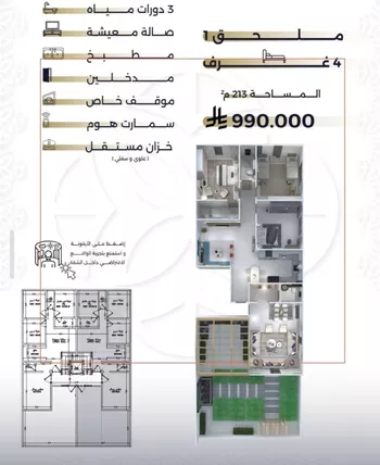 شقة للبيع في شارع بحر الجود, حي السلامة, مدينة جدة, منطقة مكة المكرمة صورة 2