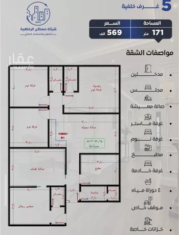 شقة للبيع في شارع التونس, حي النزهة, مدينة جدة, منطقة مكة المكرمة