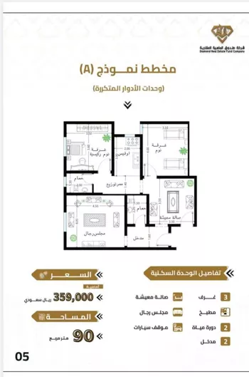شقة للبيع في شارع شارعامنه بنت العباس بن عبد المطلب, حي الهجرة, مدينة مكه المكرمه, منطقة مكة المكرمة صورة 3