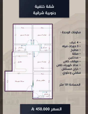 شقة للبيع في شارع الامير عبدالمجيد, حي الصواري, مدينة جدة, منطقة مكة المكرمة صورة 2