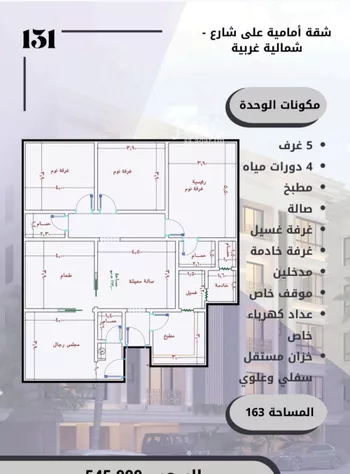 شقة للبيع في شارع الامير عبدالمجيد, حي الصواري, مدينة جدة, منطقة مكة المكرمة