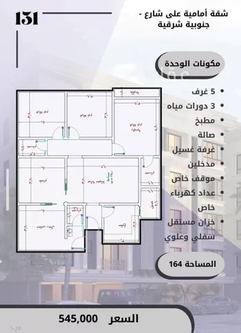 شقة للبيع في شارع الامير عبدالمجيد, حي الصواري, مدينة جدة, منطقة مكة المكرمة صورة 5