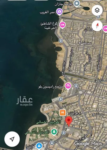 أرض للبيع في شارع 17545031, حي الشاطئ, مدينة جازان, منطقة جازان صورة 5