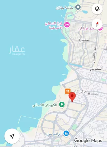 أرض للبيع في شارع 17545031, حي الشاطئ, مدينة جازان, منطقة جازان صورة 4