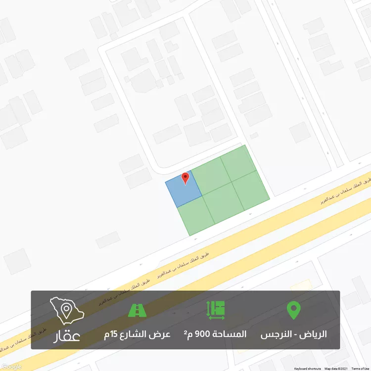 أرض للبيع في شارع عبدالجبار الحصري ، حي النرجس ، الرياض ، الرياض