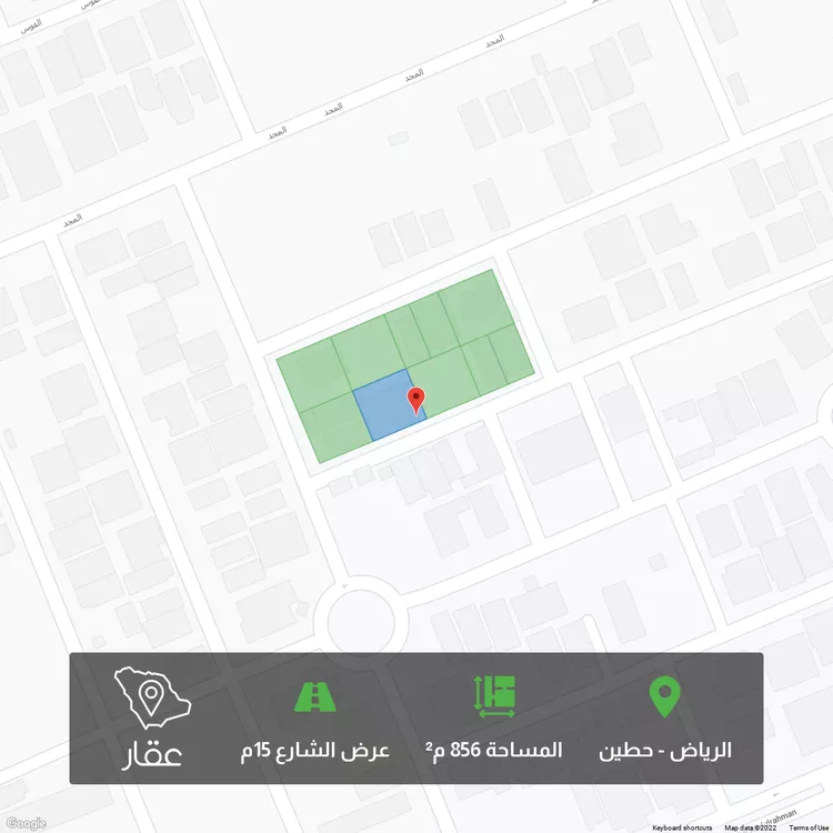 أرض للبيع في شارع الطاهره ، حي حطين ، الرياض ، الرياض