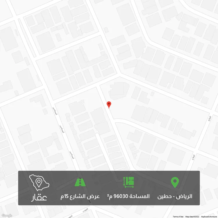 أرض للبيع في شارع الشذا ، حي حطين ، الرياض ، الرياض