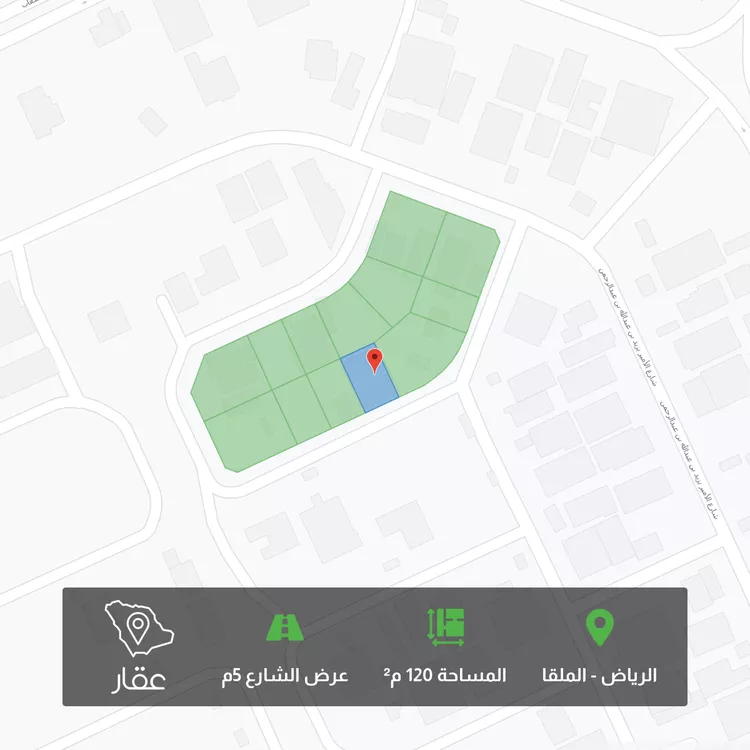 أرض للبيع في شارع رقم 194 ، حي الملقا ، الرياض ، الرياض