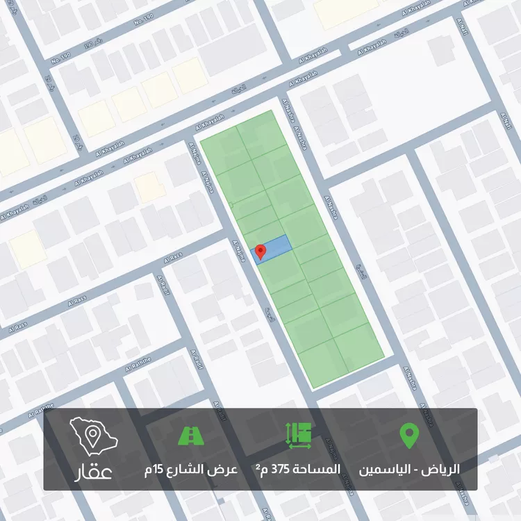 أرض للبيع في شارع النجمة, حي الياسمين, مدينة الرياض, منطقة الرياض