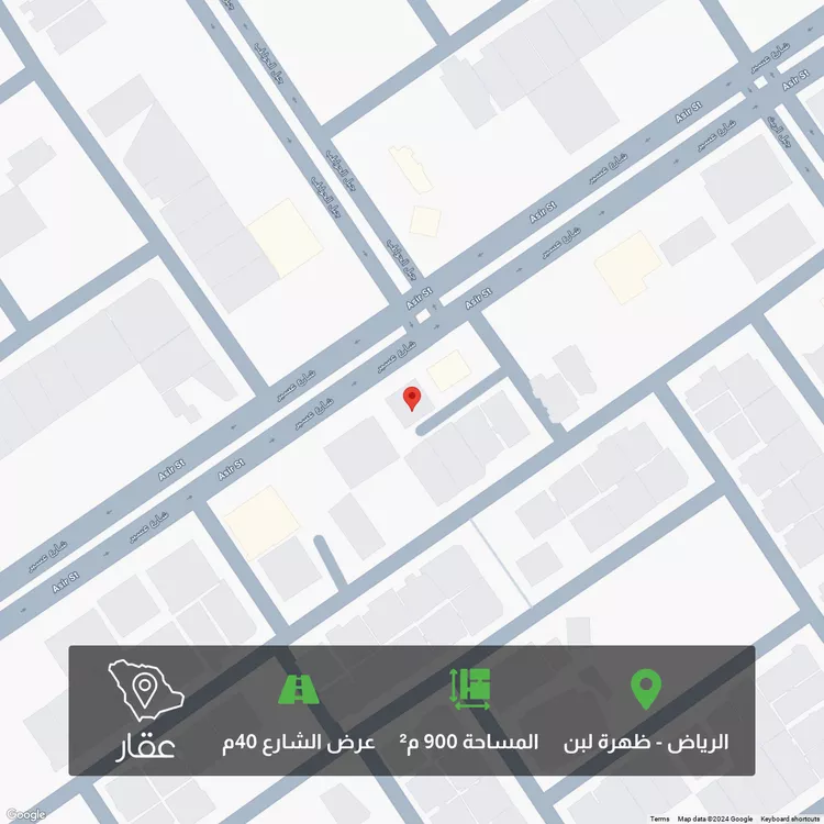 أرض للبيع في شارع عسير, حي ظهرة لبن, مدينة الرياض, منطقة الرياض