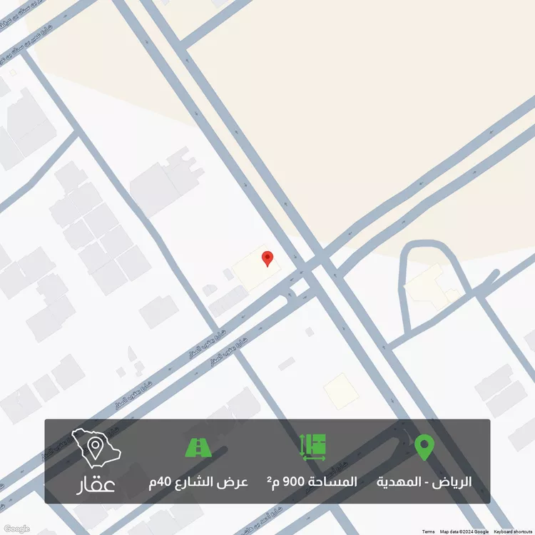أرض للبيع في شارع محمد بن أحمد الغزوي, حي المهدية, مدينة الرياض, منطقة الرياض