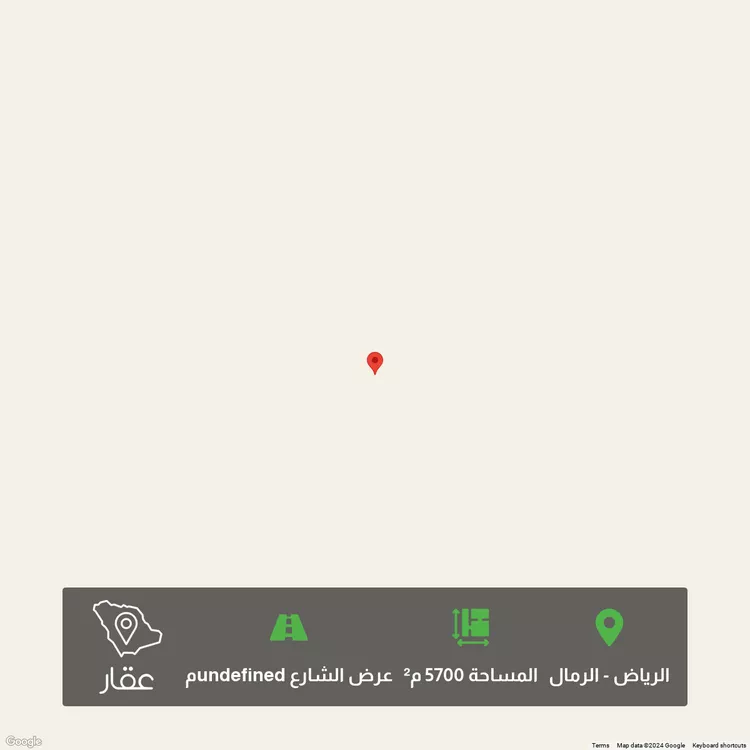 أرض للبيع في طريق بدون اسم, الرمال, الرياض
