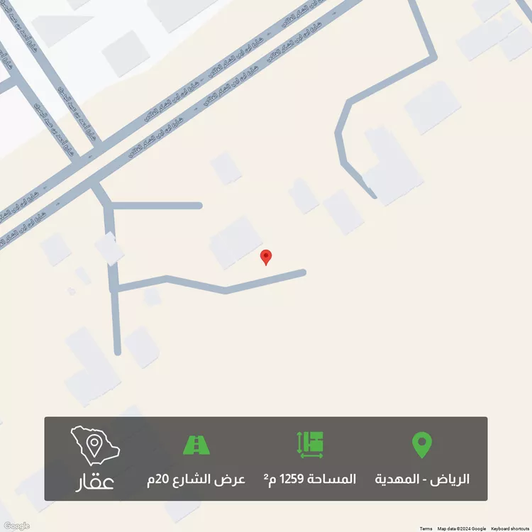 أرض للبيع في شارع الشريف أبي القاسم بن الحسن, حي المهدية, مدينة الرياض, منطقة الرياض