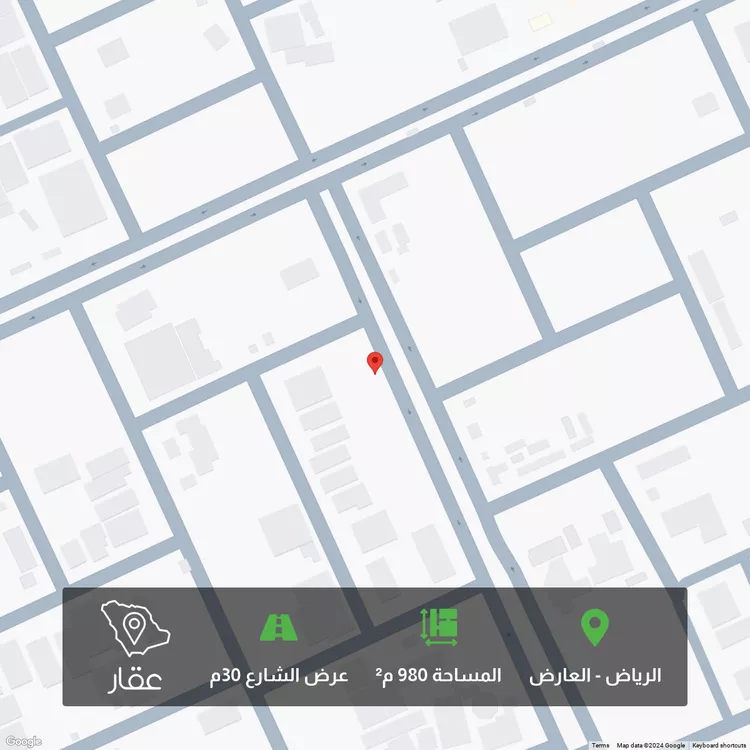 أرض للبيع في شارع احمد الغزالي, حي العارض, مدينة الرياض, منطقة الرياض