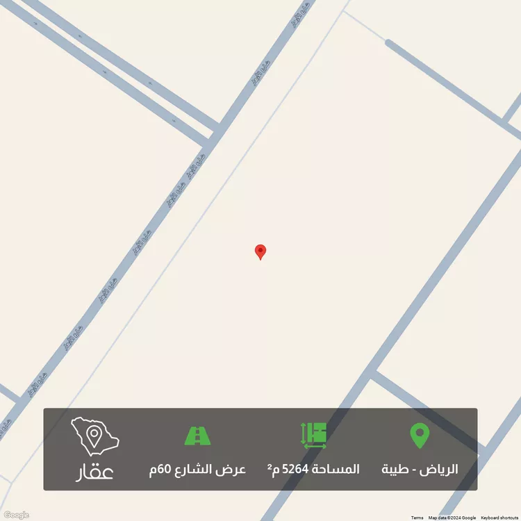 أرض للبيع في شارع الازهار, حي طيبة, مدينة الرياض, منطقة الرياض