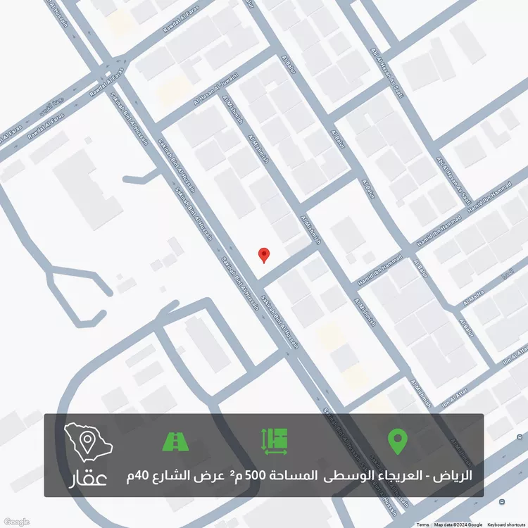 أرض للبيع في شارع سكينة بنت الحسين, حي العريجاء الأوسط, مدينة الرياض, منطقة الرياض