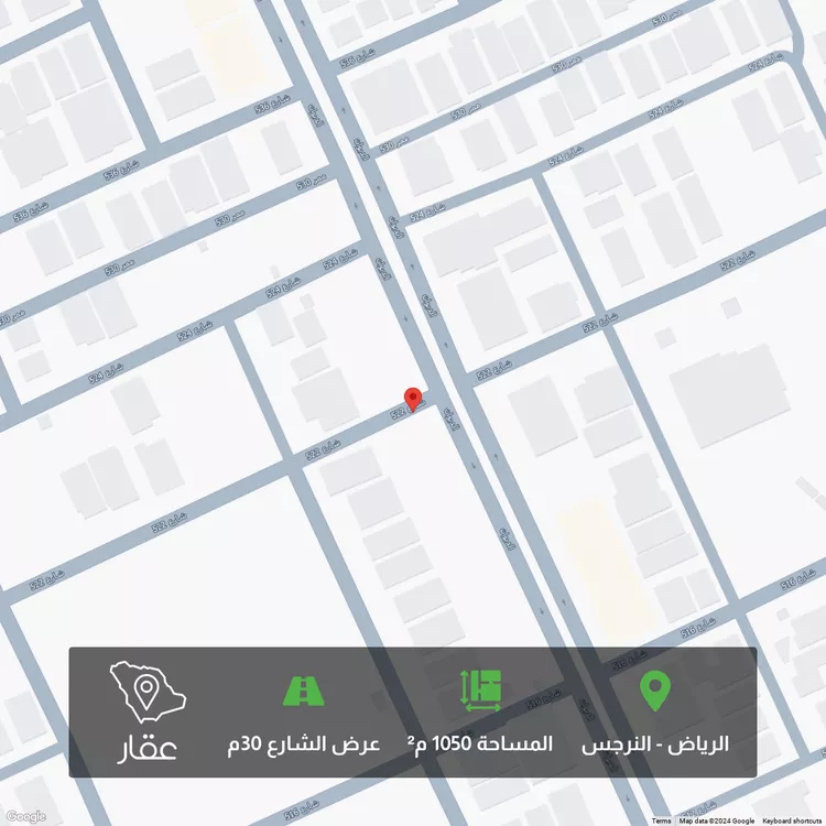 أرض للبيع في شارع الديوان, حي النرجس, مدينة الرياض, منطقة الرياض
