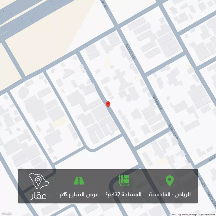 أرض للبيع في شارع جبل المشايخ ، حي القادسية ، الرياض ، منطقة الرياض