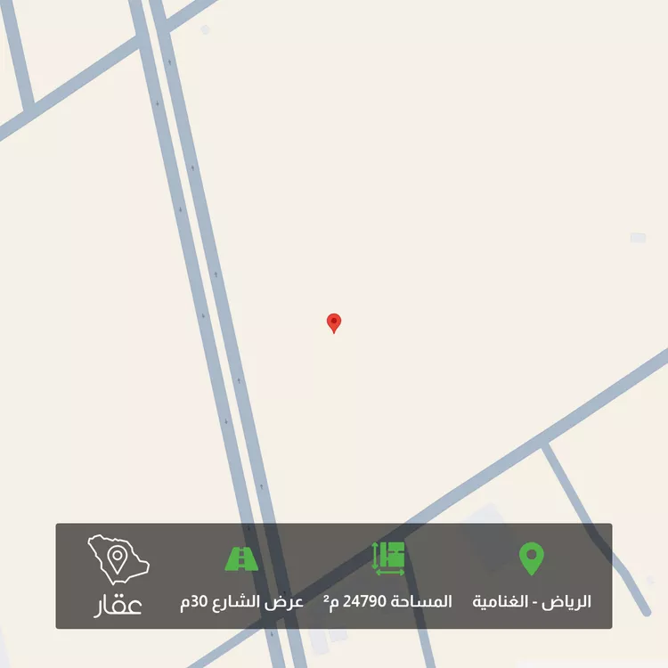 أرض للبيع في شارع حاطب الأسدي, حي الغنامية, مدينة الرياض, منطقة الرياض