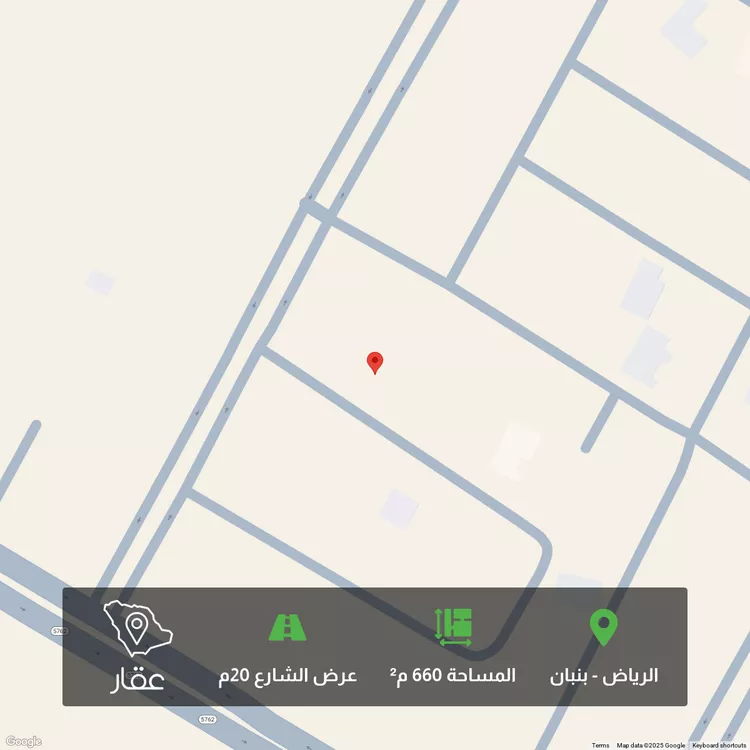 أرض للبيع في شارع الباحة, حي الوادي, مدينة امارة منطقة الرياض - الجبيله, منطقة الرياض