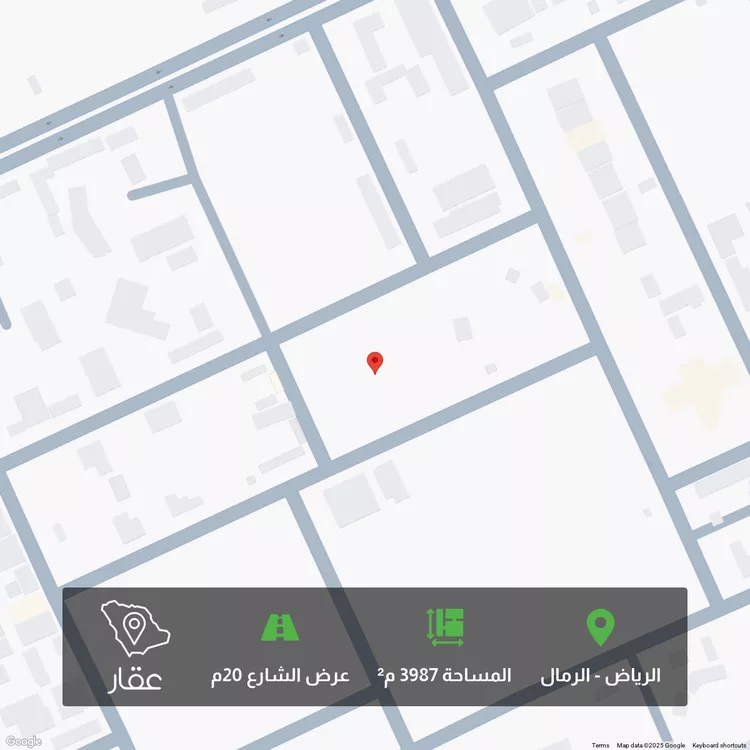 أرض للبيع في شارع السحابين, حي الرمال, مدينة الرياض, منطقة الرياض