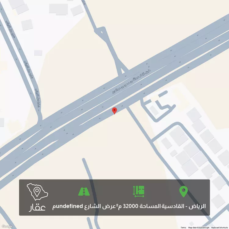 أرض للبيع في شارع الامام عبدالله بن سعود بن عبدالعزيز, حي القادسية, الرياض