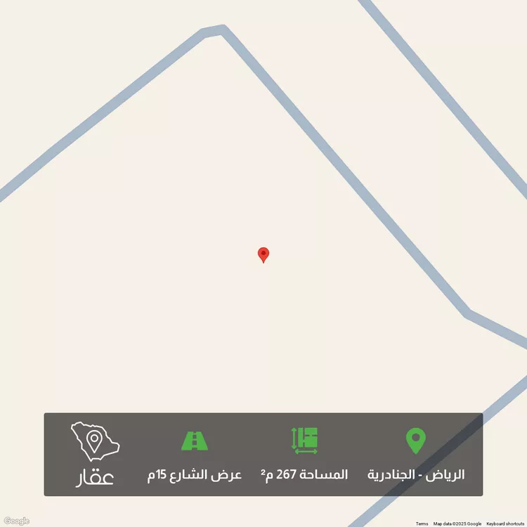 أرض للبيع في حي الجنادرية, مدينة الرياض, منطقة الرياض
