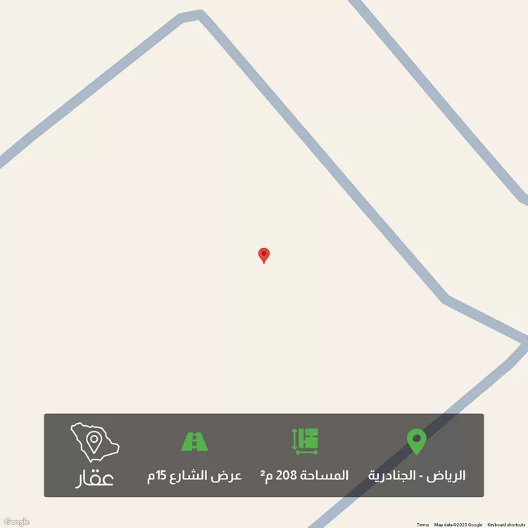 أرض للبيع في حي الجنادرية, مدينة الرياض, منطقة الرياض