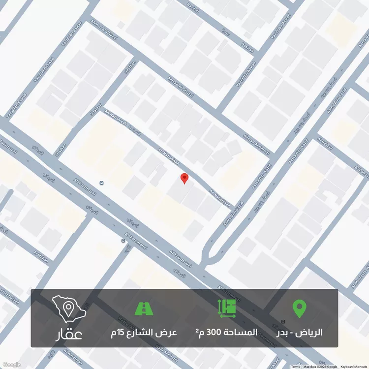 أرض للبيع في شارع النفيسيه, حي بدر, مدينة الرياض, منطقة الرياض