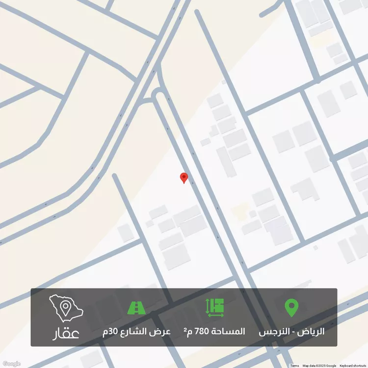 أرض للبيع في شارع حمد الخطابي ، حي النرجس ، الرياض ، منطقة الرياض