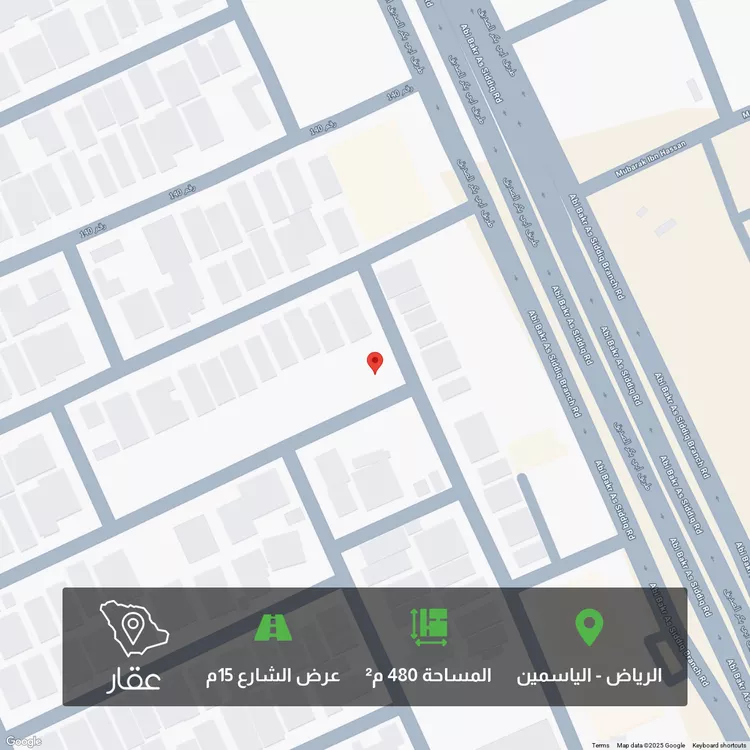 أرض للبيع في شارع شارع رقم 128, حي الياسمين, مدينة الرياض, منطقة الرياض