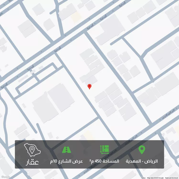 أرض للبيع في شارع الباجوري, حي المهدية, مدينة الرياض, منطقة الرياض