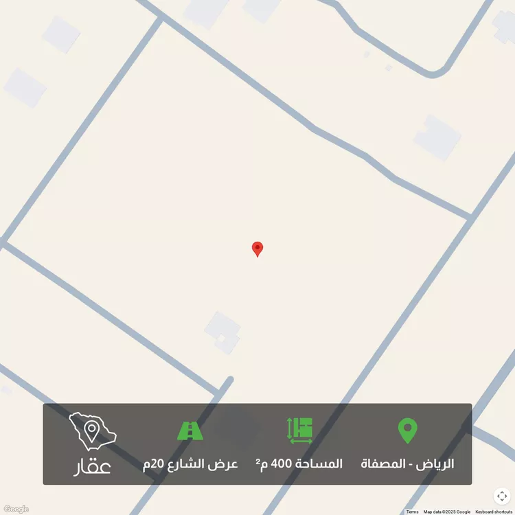 أرض للبيع في حي المصفاة, مدينة الرياض, منطقة الرياض