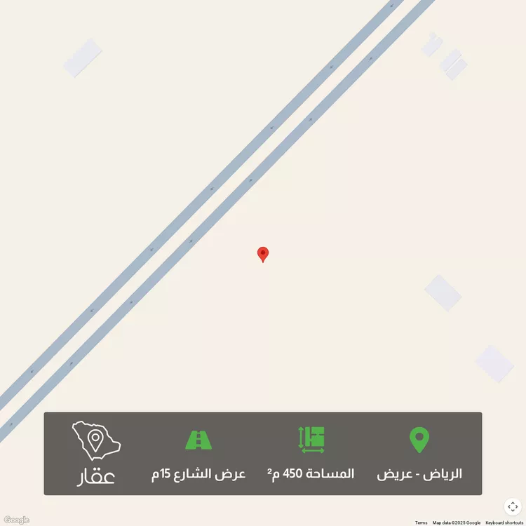 أرض للبيع في حي عريض, مدينة الرياض, منطقة الرياض
