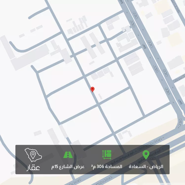 أرض للبيع في طريق ابو عبيدة عامر بن الجراح ، حي السعادة ، الرياض ، منطقة الرياض