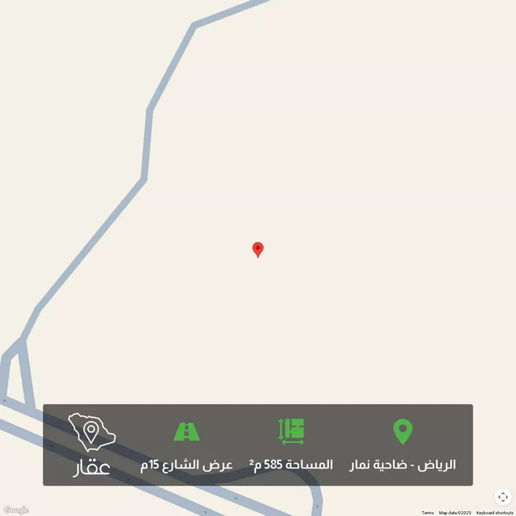 أرض للبيع في حي ضاحية نمار, مدينة الرياض, منطقة الرياض