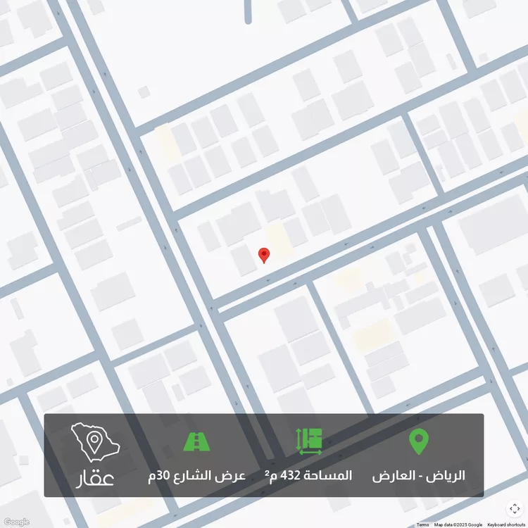 أرض للبيع في شارع عبدالرحمن بن محمد بن مسلمه الانصاري, حي العارض, مدينة الرياض, منطقة الرياض