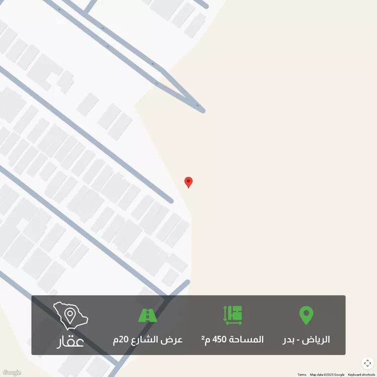 أرض للبيع في شارع عبدالرحمن بن عثمان جمال, حي بدر, مدينة الرياض, منطقة الرياض