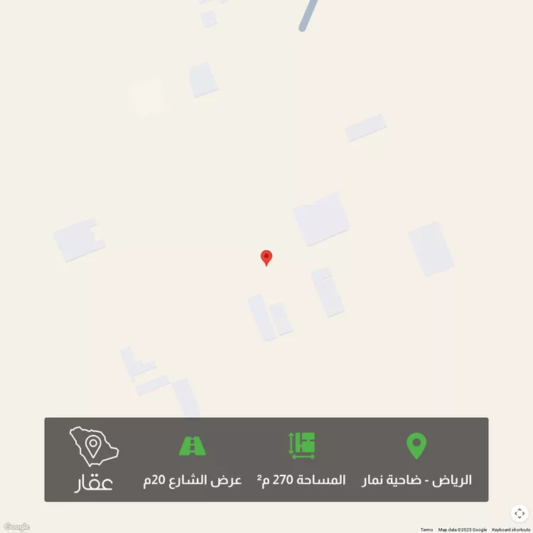 أرض للبيع في حي ضاحية نمار, مدينة الرياض, منطقة الرياض