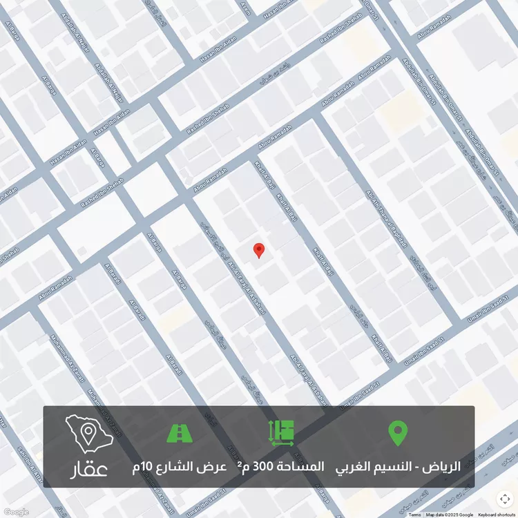 أرض للبيع في شارع ابي الفرج الاصبهاني, حي النسيم الغربي, مدينة الرياض, منطقة الرياض