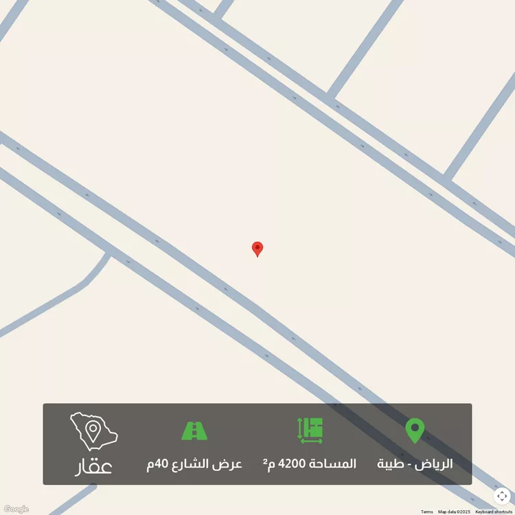 أرض للبيع في شارع الوداعة, حي طيبة, مدينة الرياض, منطقة الرياض