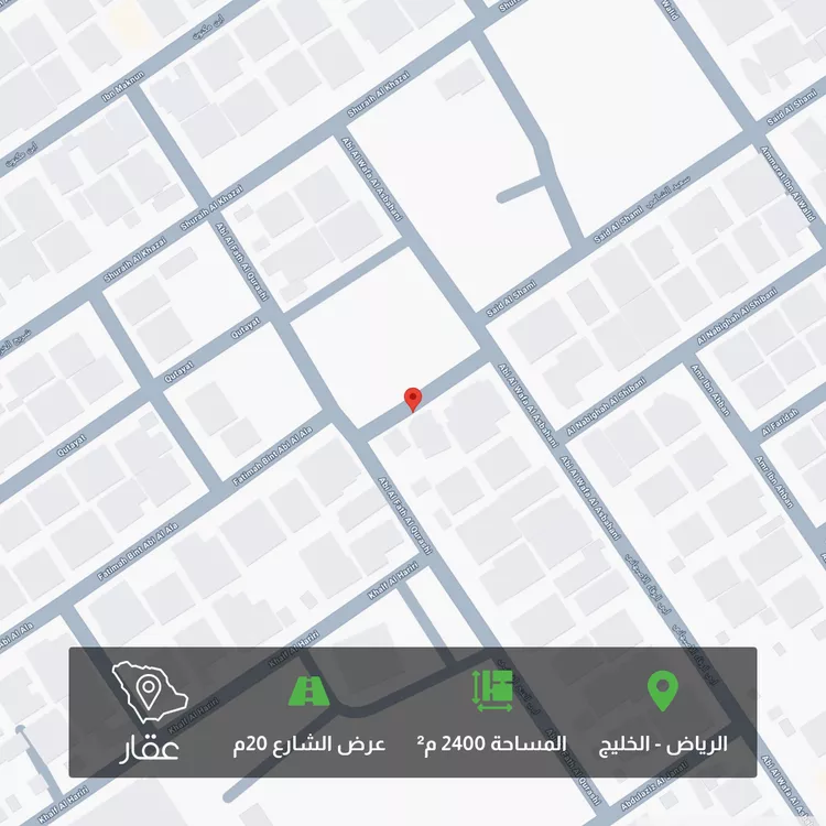 أرض للبيع في شارع أبي الفتح القرشي ، حي الخليج ، الرياض ، منطقة الرياض