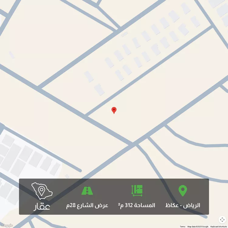 أرض للبيع في شارع رحمة الله السندي, حي عكاظ, مدينة الرياض, منطقة الرياض